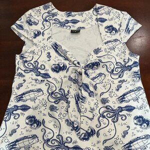 Rock Steady Retro Nautical Top - 3XL